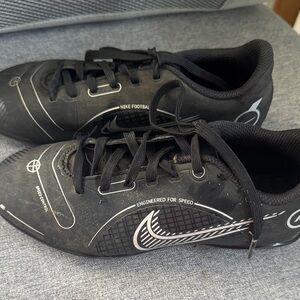 Nike Kids Black and White Athletic Shoes